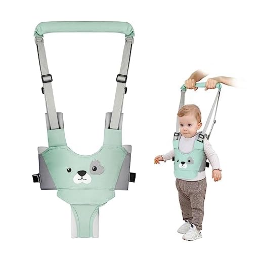Vicloon Arnés de Seguridad para Caminar Arnes Bebes Ajustable Arnés de Bebe con Hebilla de Seguridad y Calcomanías Mágicas Transpirable Cinturón de Andador para Bebe 7-24 Mes