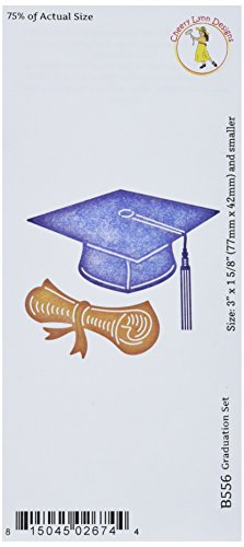Cheery Lynn Designs B556 Graduation 2 Piece Die Set
