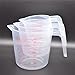 Typutomi Plastic Measuring Cup, 2 Cup Capacity Stackable Clear Measuring Jug Graduated Liquid Cup for Cooking, Baking,Lab(500ML)