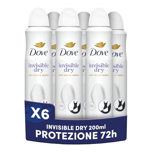 200 ml (Confezione da 6), Invisible Dry, con