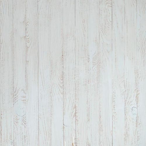 Inter-Wood Weathered Whitewash Shiplap Wall Planks – Real Wood, Distressed Finish, DIY Accent Wall Panels for Interior Walls & Ceilings, Rustic Planks for Walls (Covers 31.5 sq. ft.)