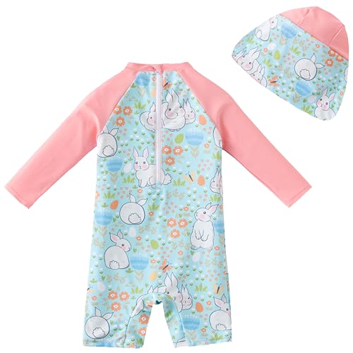 Image of UMELOK Baby Girl Swimsuit Infant UPF 50+ Bathing Suit Size Months