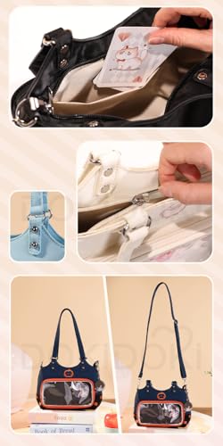 KIRA KIRA Love And Deepspace Zayne Itabag Cosplay Props Blue School Ita Bag Love And Deepspace Zayne Doujin Bag4