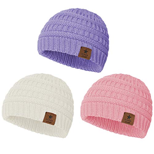 20. Durio Knitted Baby Hats (3 Pack)