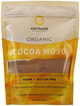 EnerHealth , Cocoa Mojo - 100% Organic Mushroom Cocoa Powder - 12oz Bag