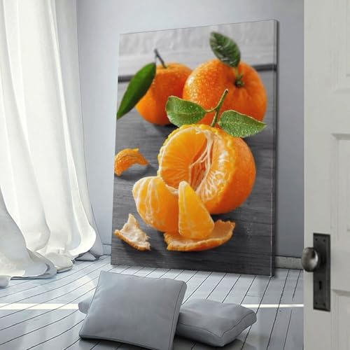 Décoration murale mandarines fraîches douceur de vivre - 3