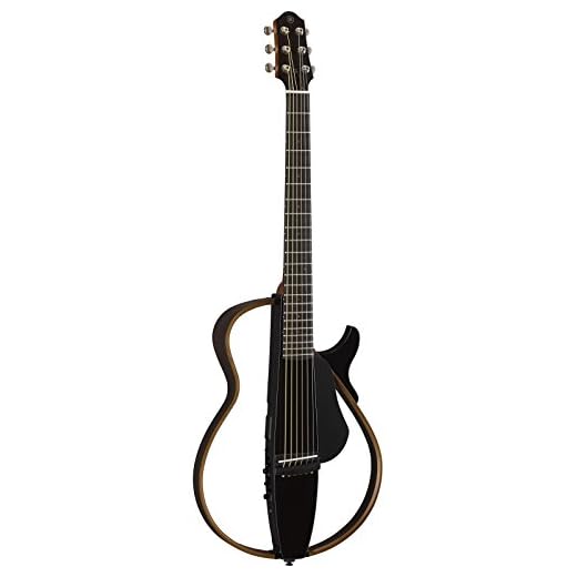 Violão Silent Cordas em Aço SLG 200S TBL Preto com Bag Yamaha