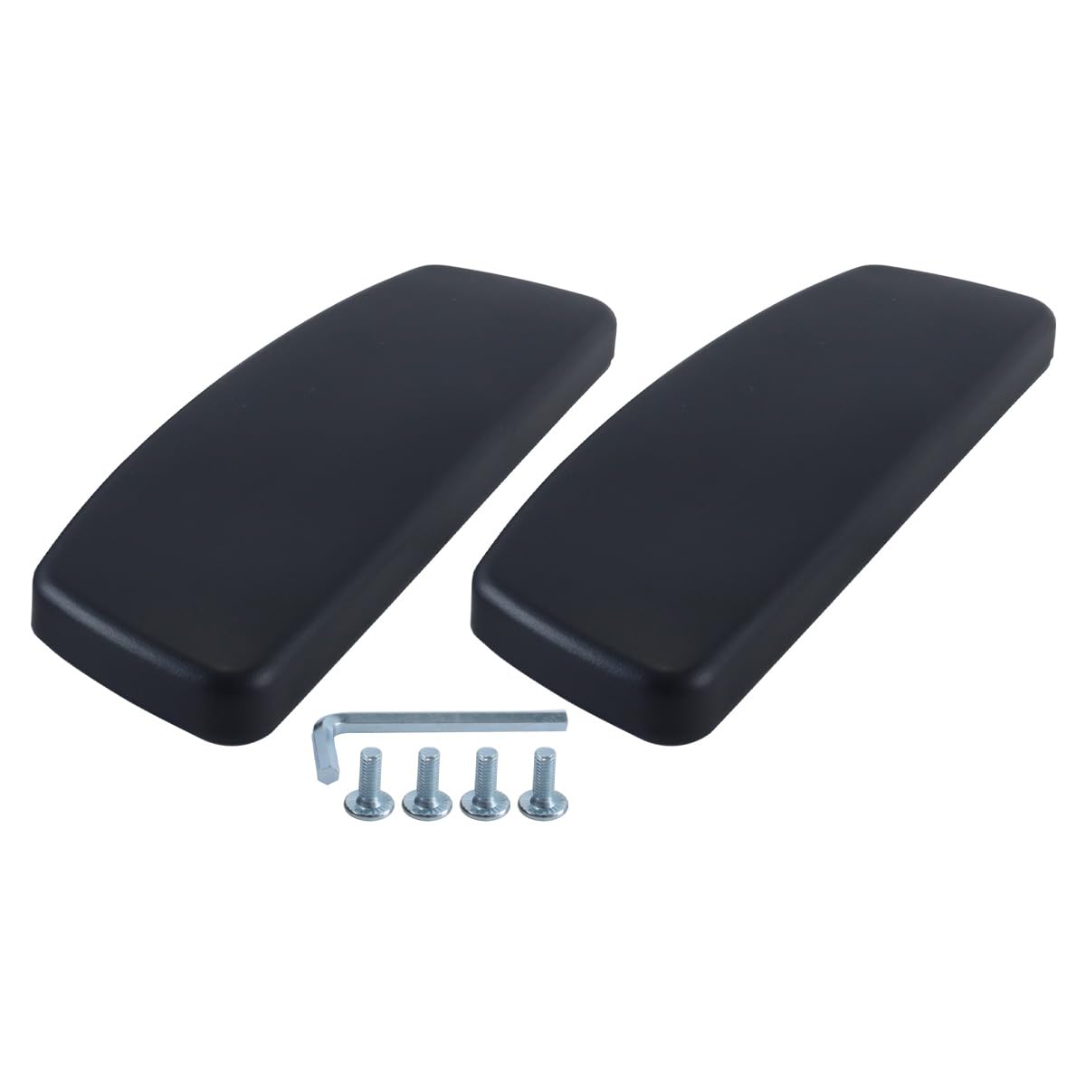 Alide 2 Piezas De Almohadillas De Repuesto Para Reposabrazos De Silla De Oficina Y Computadora Con Orificio De Montaje.