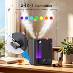 Breezome 8L Warm & Cool Mist Humidifiers for Bedroom Large Room 60H Runtime - Image 5