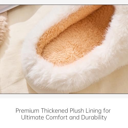Cute Animal Fluffy Warm Fuzzy Cartoon Cat Couple Slippers Comfy Autumn Winter Indoor Outdoor Slippers4