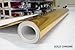 VViViD Gold Mirror Chrome Vinyl Car Wrap Self-Adhesive Film Decal (2ft x 5ft)