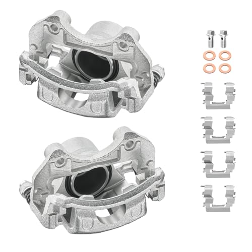Image of BDFHYK 19-B1218 19-B1219 Front Disc Brake Caliper Assembly Compatible with INFINITI I30 1996-1997 /1999, Compatible with Nissan Altima /Maxima /Sentra 1989-1999, 1.6L 2.0L 2.4L 2.5L 3.0L V6 L4 GAS 2pcs