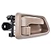 FAERSI 2Pcs Inside Interior Door Handle Front Rear Driver & Passenger Side Replacement for 1997 1998 1999 2000 2001 Toyota Camry Beige/Tan