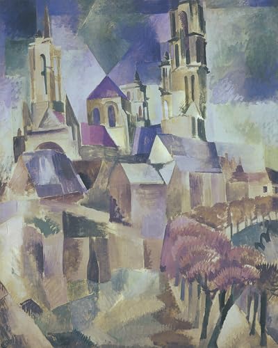 Affiche Robert Delaunay Les Tours de Laon Habiller un Grand Mur Vide Chambre