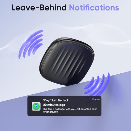 Air Tracker Tags-4 Pack: Bluetooth Tracker Work with Find (iOS only), Smart Tag Keys Finde - image 4