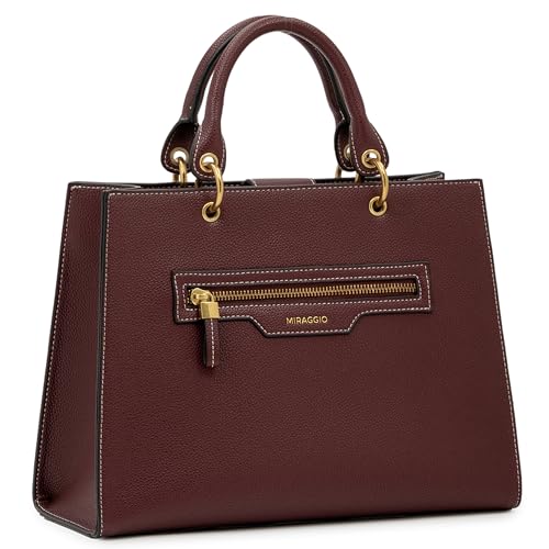 Image of Miraggio Top Handle Satchel Handbag