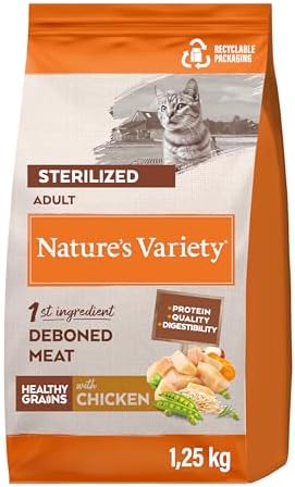 Nature's Variety Healthy Grains - Pienso para Gatos Esterilizados...