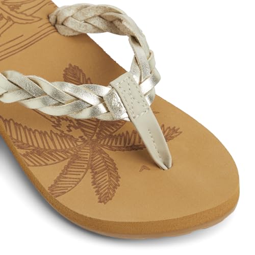 Image of Roxy Women's Feel Breezie Braided Flip Flop Sandal