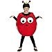 WIDMANN Coccinella Dagli Occhi Grandi Costume Copricapo Costumi Completo Bambino 939
