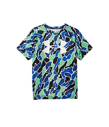 Image of Under Armour Boys' Tech Big Logo Printed Short Sleeve Gym T-Shirt