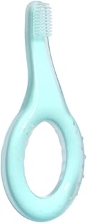 1pc Baby Toothbrush Travel Toothbrush Toddler Toothbrush Children's Toothbrush Travel Child Toothbrush Children Toothbrushes Set Soft Tongue Brushes Food Grade Silicone Green