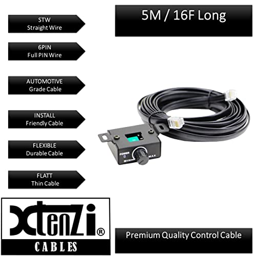 Xtenzi Amplifier Bass Volume Knob Control Remote Xtbr6 Compatible With Xthunder Link Amp #TOP5