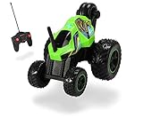 Dickie Toys - RC Mad Tumbler, Ferngesteuertes Stunt-Auto, ideal für Wheelies, 1:16, 21 cm, 8 km/h, neongrün