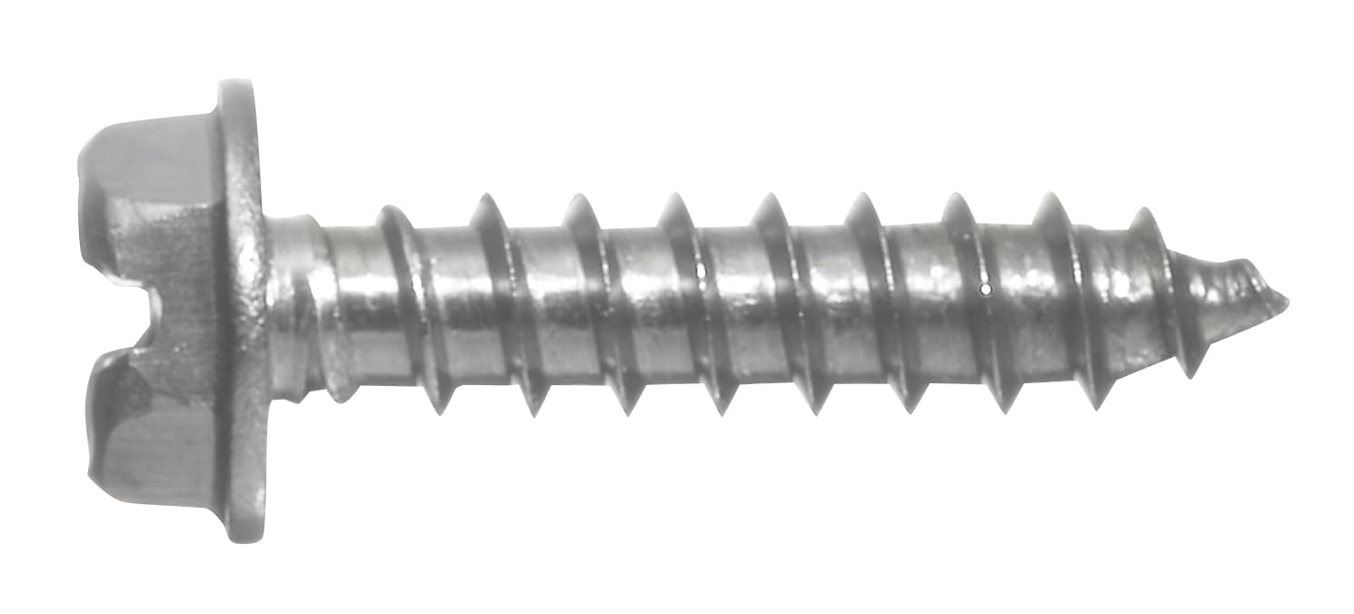 Stainless Steel Sheet Metal Screws - 100 Pack -3