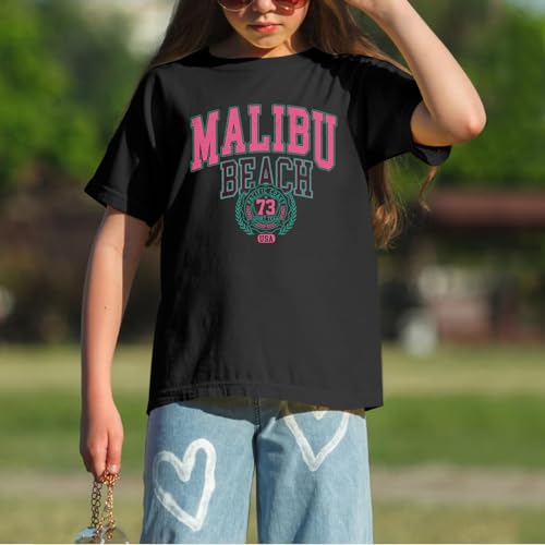 Image of Sulayesh Cute Letter Graphic Tees for Girls Preppy Aesthetic Shirts Oversized Trendy T Shirts Loose Casual Summer Tops