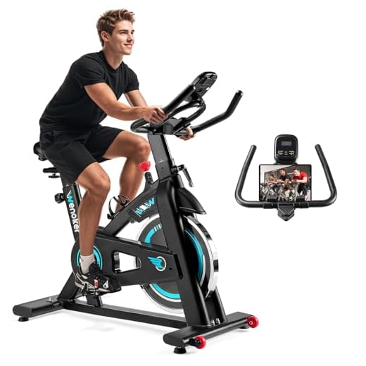 Wenoker vélo d'exercice silencieux et stable