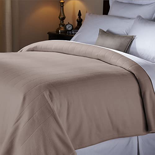Sunbeam Electric Heated Fleece Blanket (Twin, Seashell) #TOP2