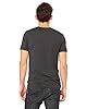 Canvas Mens Triblend Crew Neck Plain Short Sleeve T-Shirt (2XL) (Charcoal Black Triblend) #5