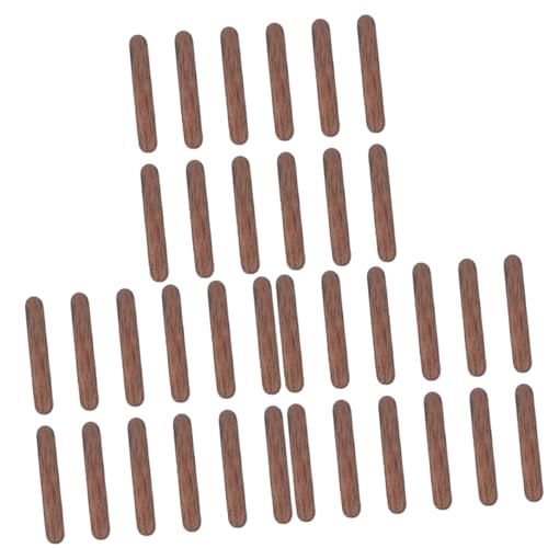 VALICLUD 36Pcs Vertical Bar Clock Hour Markers for DIY Wall Clock Smooth Blank Hour Marker Accessories Easy Install Custom Home Decor