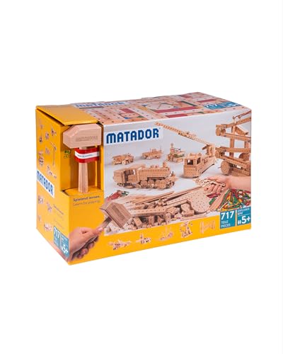 Matador Kinder Baukasten ab 5 Jahren 717-tlg. - Spannendes Holz...
