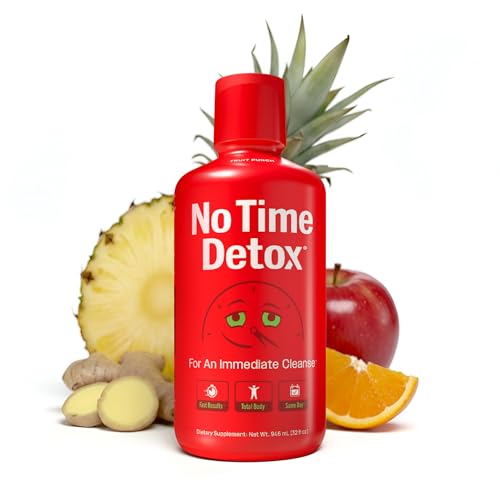 No Time Detox® Drink – Fast-Acting Herbal Cleanse - Same Day - 2-Step Process Detox Drink -...