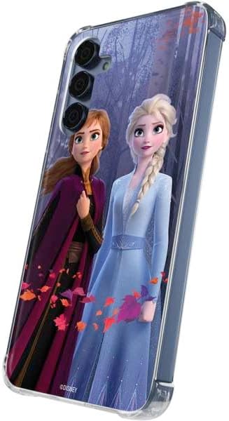 Skinit Clear Phone Case Compatible with Galaxy A35 5G - Officially Licensed Disney Frozen II Anna and Elsa Design