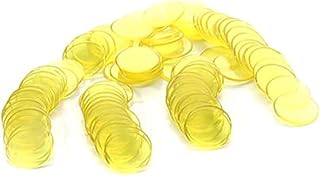 Toyvian 40 Pçs Fichas Magnéticas Fichas De Bingo Manipuladores Magnéticos Fichas De Bingo Magnéticas Suprimentos De Bingo Peças De Bingo Contadores Translúcidos Ficha De Contagem