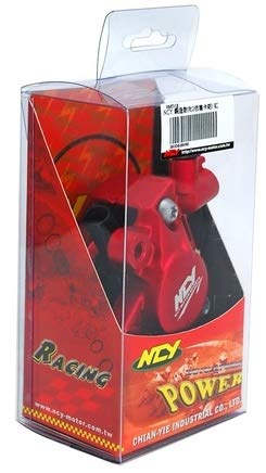 NCY 2POTブレーキキャリパー レッド YAMAHA JOG系(オマケ付き)