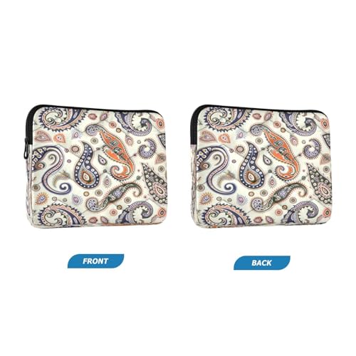 Funda para portátil 13-14 pulgadas impermeable con patrón Paisley miniatura 2