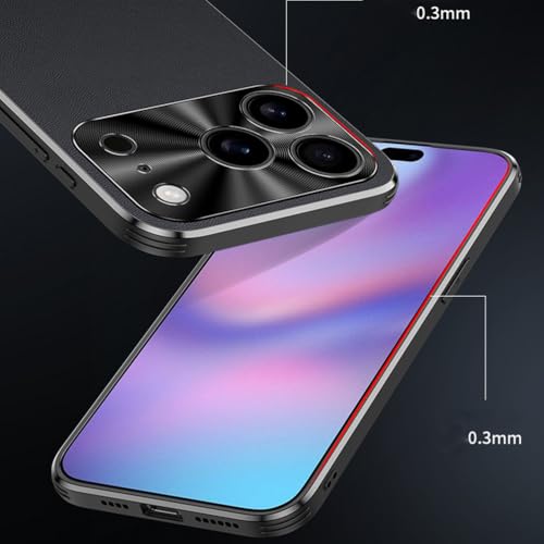 Étui en cuir pour iPhone 17 idéal pour le bureau avec sa protection mate anti-chocs - 3