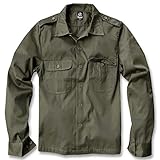 Verschluss: Knopfleiste Brandit US Hemd Langarm Oliv - XL