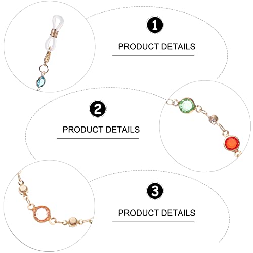 Correntes para óculos de sol com miçangas, alça para óculos de sol, boho, suporte para cordão para ó
