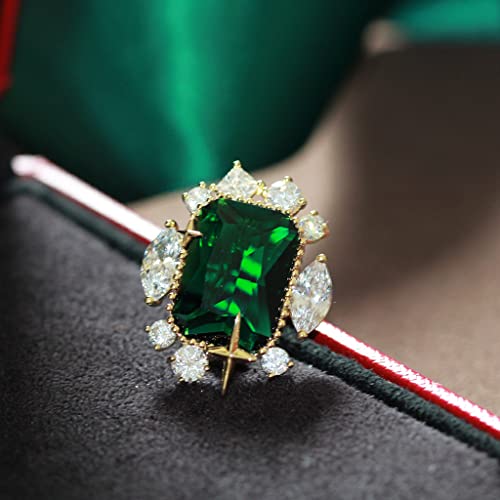 Image of Stunning Cluster Stylish Blue Green Stone Art Deco Collar Pin Lapel Accessory