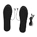 Plantillas de calzado calefactadas, plantillas unisex súper delgadas, eléctricas, calefactadas, inserciones de zapatos calientes, mantén el cojín para zapatos calientes(40-44)