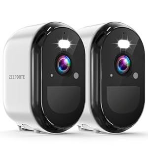 2K Security Cameras Wireless Outdoor, WiFi Battery Powered Indoor Camera for Home Security with AI Motion Detection, Spotlight, 2-Way Talk, Siren, IP65, Cloud/SD Storage – 2 Cameras