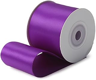 RUSPEPA Satin Ribbon Double Face - 50mm x 9m, 029 White