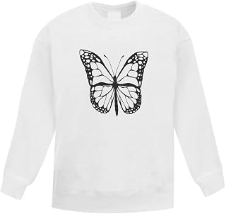 Azeeda 'Monarch Butterfly' Kid's Sweatshirt/Jumper (9-11 Years) (KW00020248)