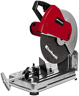 Einhell TC-MC 355 Metal Cutting Saw | 2300W Chop Saw With 355mm Cutting Disc, Soft Start, Adjustable Height Stop, Clamping Mechanism with Quick-Release Lock | Bench Type Cross Cut Saw