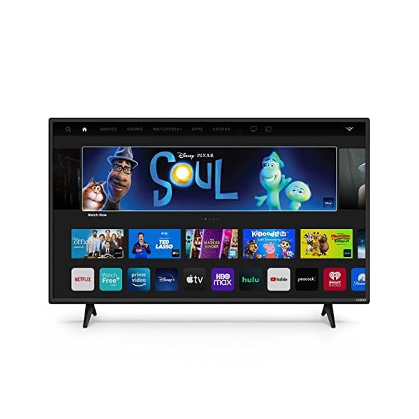 VIZIO 32-inch D-Series Full HD 1080p Smart TV with Apple AirPlay and Chromecast Built-in, Screen Mirroring for Second Screens, & 150+ Free Streaming Channels, D32f-J04, 2021 Model (Renewed)