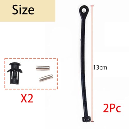 Set aus 2 Tankdeckel-Haltebändern für VW & Audi als Ersatz für defekte Halterungen, Kompatibel mit Golf, Passat, A4, A6, Octavia & mehr